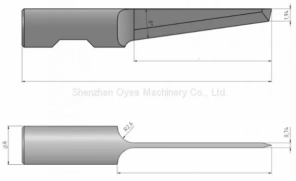 Summa Knife POT Flat Point L20 T0.63 500-9830 photo-2