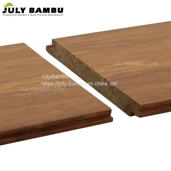 China Supplier Solid 14mm Laminated Bamboo Floors Indoor Used Strand Woven Bamboo Fooring Price photo-5