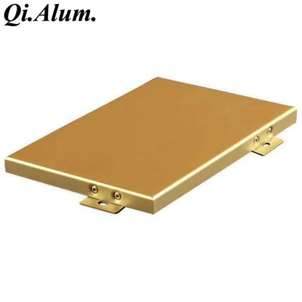 Exterior Building Wall Facade Anti-static Aluminum Solid Panel photo-5