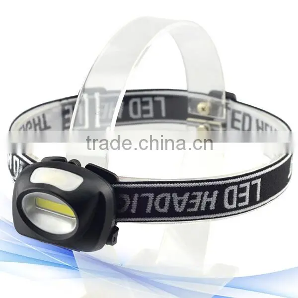 2016 New 3W COB High Brightness Plastic Led Head Light photo-2
