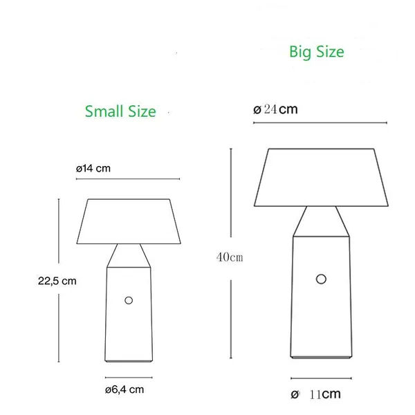 Hotel Bedside Lamp Bedroom Creative Touch Rechargeable Table Lamp photo-5