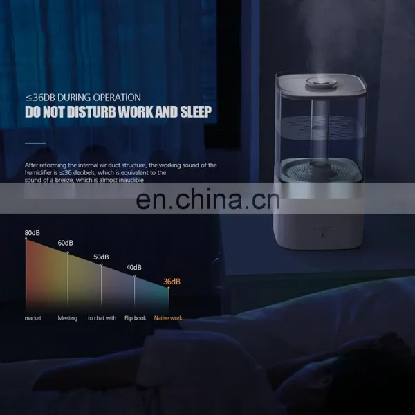 2021 Newest Popular Electric Cool Mist Humidifier With Elegant Design For Room Office photo-5