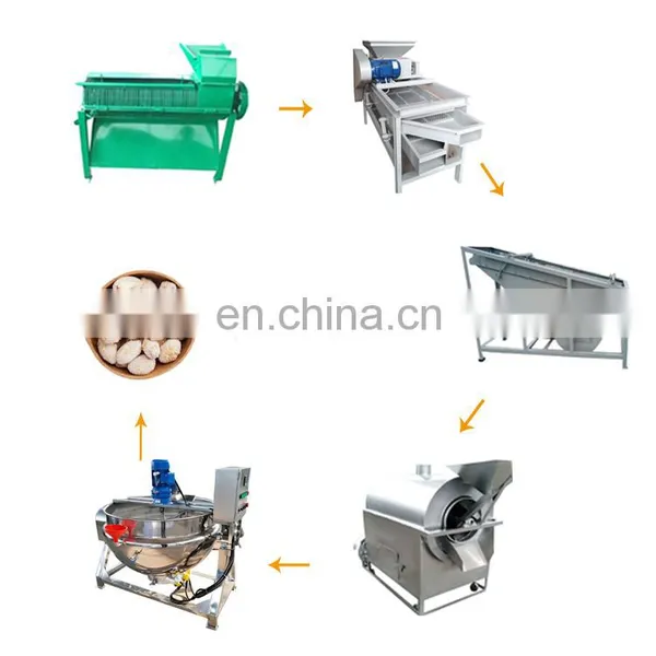 Caramel Nut Dehulling Pistachio Sheller Almond Shelling Machine photo-2