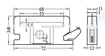 04307 Handle Double Safety Lock Stainless Steel Ratchet Buckle Ratchet Lashing Belts Steel Handle Ratchet Tie Down Buckle photo-2