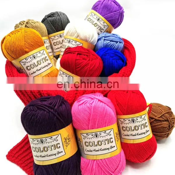 Hand Crochet 10ply Yarn Oeko Tex Acrylic Yarn 10ply For Hand Made photo-3