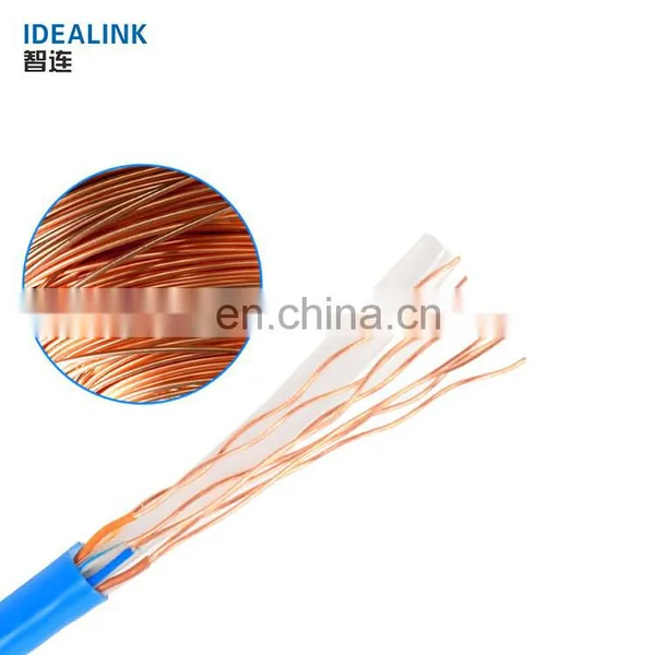 Low Moq CCA/copper Cat 6e 4 Pair Networking Cable 23awg Utp Cat 6 Ethernet Cable photo-2