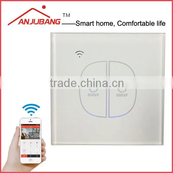 Smart Home Device, Home Automation System, Tempered Glass Live and Neutral Wiring WiFi Light Switch photo-3