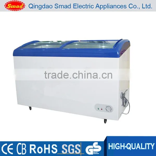 Supermarket Galss Door Ice Cream Display Deep Chest Freezer Cabinet Quality Choice photo-5