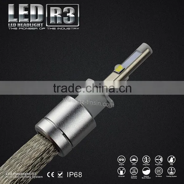 New Arrival Headlight Fanless Car Lights Led Headlamp for Car and Motorcycle photo-3