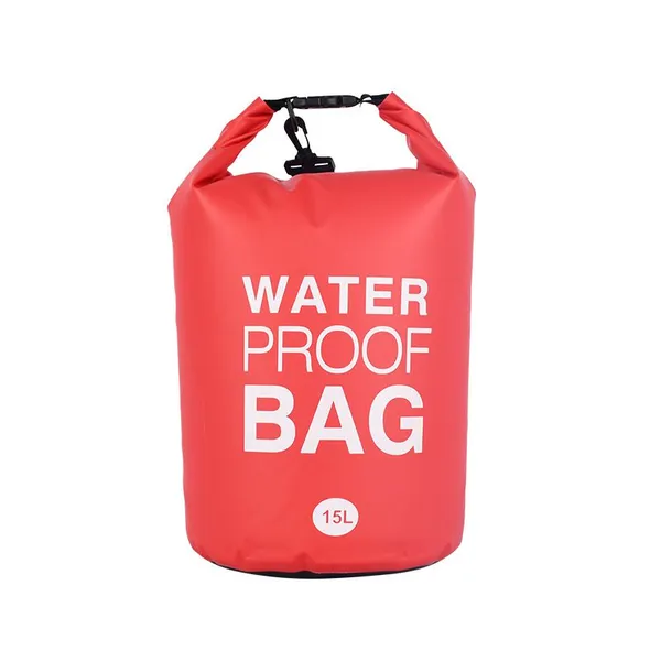 15L Outdoor Rolling-Top Waterproof Dry Tube Bag for Water Sports photo-3