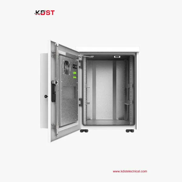 15U наружный колонный шкаф, силовой стой, стой для аккумуляторов с кондиционером мощностью 500Вт и батарейным банком на 100Ач