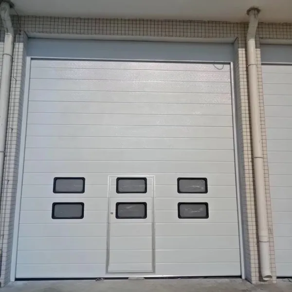 Customizable Modern Designed Automatic Sectional Garage Door With Torsion Spring Industrial Lifting Door Waterproof Feature photo-5