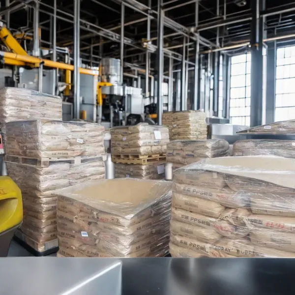 70% Polyphenylene Sulfide (PPS) A310MB7 Glassy Mineral Filled High Rigidity Low Warping Material photo-6