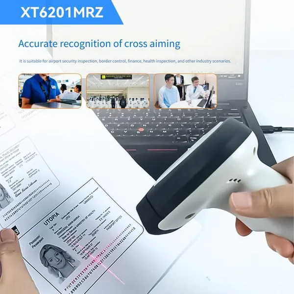 Xingtong Xt6201mrz Bearing dm Code Industrial Barcode Reader, Passport Ocr Scanner Gun, Laser Engraved Code Scanner Gun Manufacturer photo-2