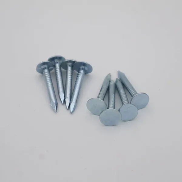 Galvanized Felt Roofing Nails With 12 Gauge Shaft for High Tensile Strength photo-3