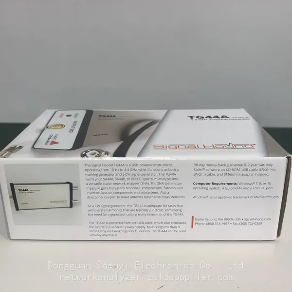 New Signal Hound TG44A 4.4GHz RF Tracking Source Precise 1dB Amplitude Step Adjustment Educational Lab Instrument In Stock