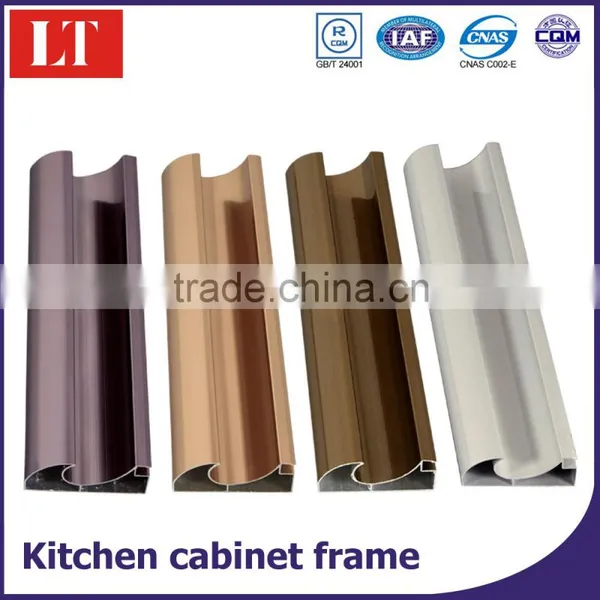 Cabinet Frame Extruded Aluminum Profile for Kitchen Cabinet Kitchen g Handle Aluminum Profile photo-2