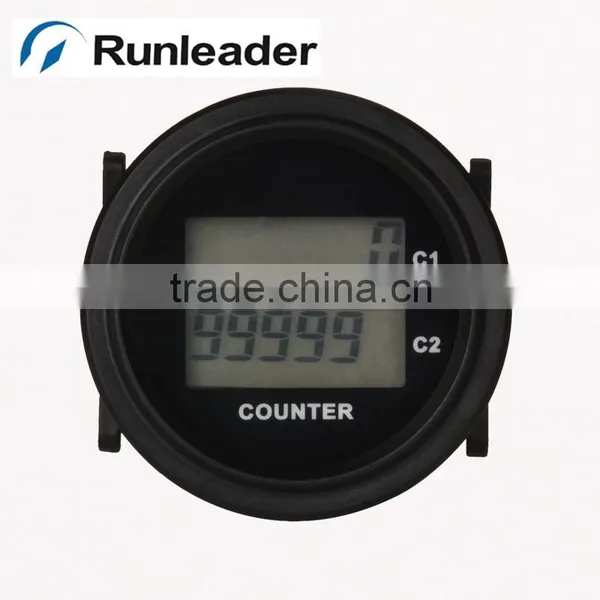 Digital Round DC 8-48V Counter and Counter for Marine Forklift Truck Tractor Cleaning Van Vehicle Golf Cart RL-HM005F photo-2