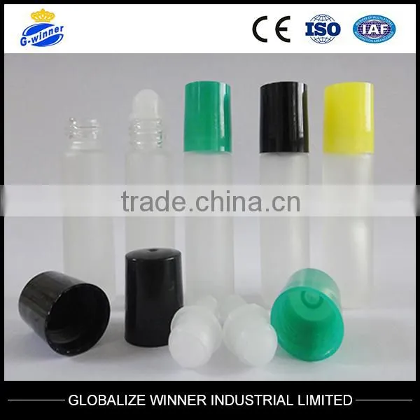Sprial Clear Roll on Bottle With Aluminum Cap With Ball photo-3