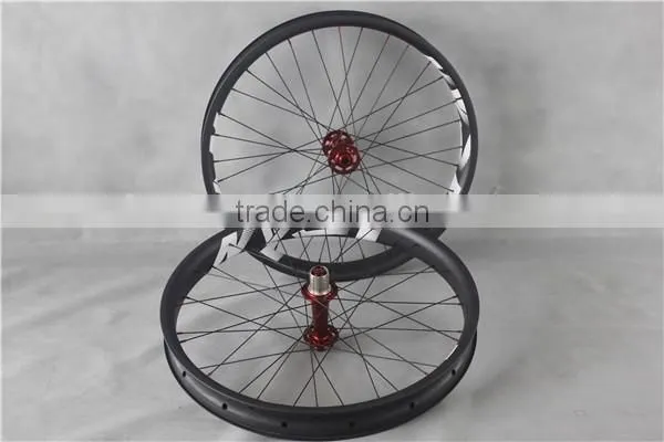 Painted Cabron Fat Bike Frame With UD-matt Fat Bike Wheels With ICAN Logos FW65 photo-2
