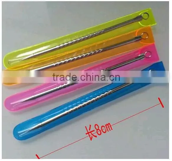 Double Stainless Steel Acne Needle Acne Needle Blackhead Acne Needle 8 cm Long