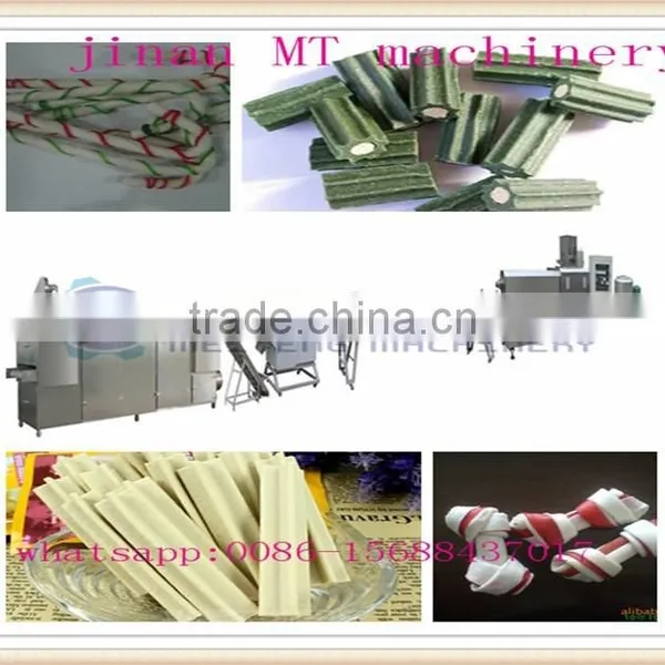 Different Shape Dog Treats Production Line/dog Chew Processing Line photo-4