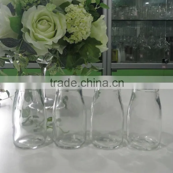Glass mango pudding bottle pudding jar