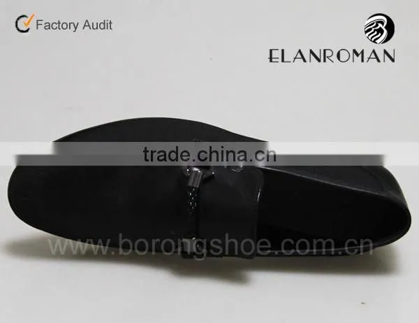 Customed Men Fashion Casual Slip on Men Leather Dress Shoes photo-5