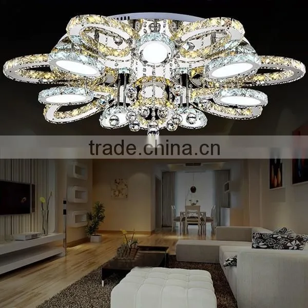 Remote Control Led Crystal Ceiling Light