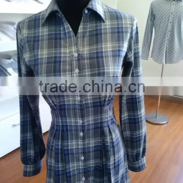 100% Cotton Yarn Dyed Printed Shirting Fabric photo-4