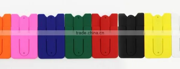 Silicon Material and 3m Sticker Smart Wallet Mobile Card Holder photo-4