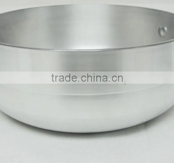 Satin Polished PRESSING Aluminum Casserole Set With Glass Lids and Single Bottom MSF-6602 photo-3