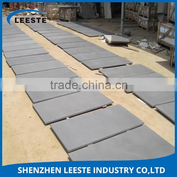 Competitive Prices 600*305*10mm Bush Hammered Basalt Rock photo-2