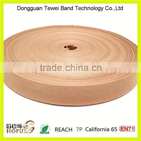 Polyester webbing for belt,strong polyester webbing