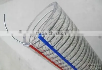 PVC Superior Quality Food Grade Spiral Durable Light Small Bending Radius Minus Pressure Conveying Hose photo-2