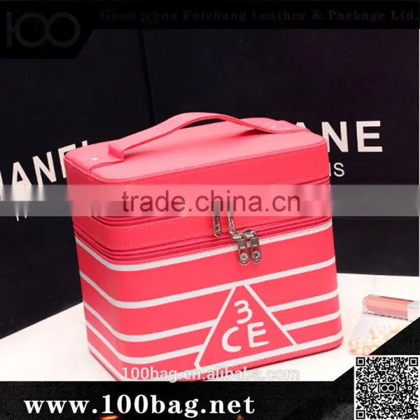 China Make Up Case Cosmetic Case Travel Cosmetic Organizer Makeup Artist Train Case photo-4