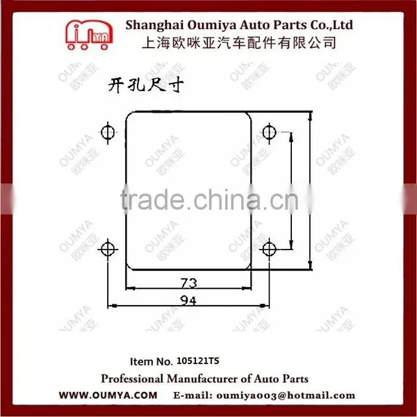 Polished Stainless Steel Truck Toolbox Latch Locks 105121TS photo-4