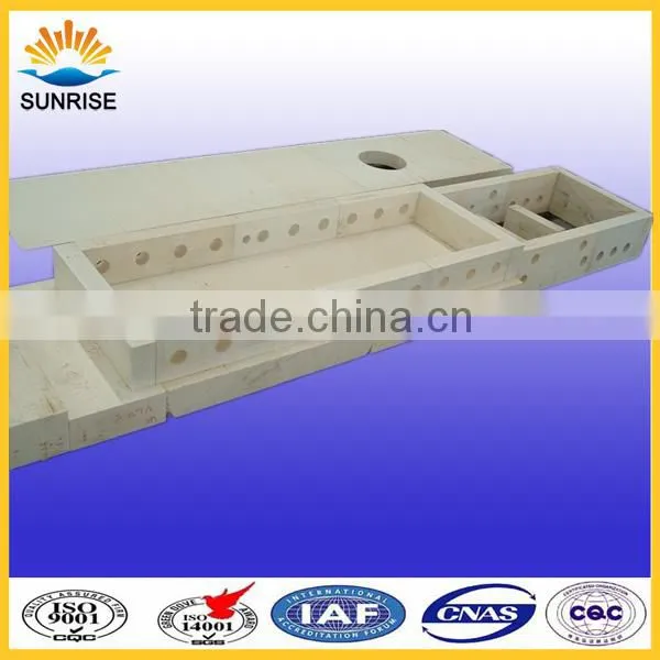 Induction Furnace Refractories Fused Cast Azs Block, AZS--33,36,41