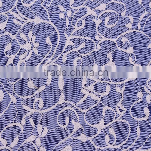2016 High Quality White Chantilly Lace Fabric for Ladies Suit photo-3