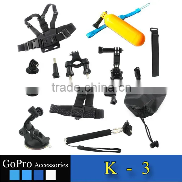14-in-1 GoPro Accessory Kit for Gopro Hero 2/3/3+/4/4 Session photo-4
