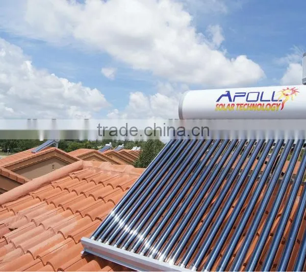 Made in China Non Pressure Solar Water Heating Systerm With Assistant Tank photo-6