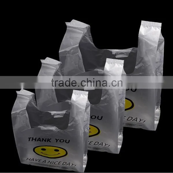 Cheap Recyclable Smile Plastic Bag