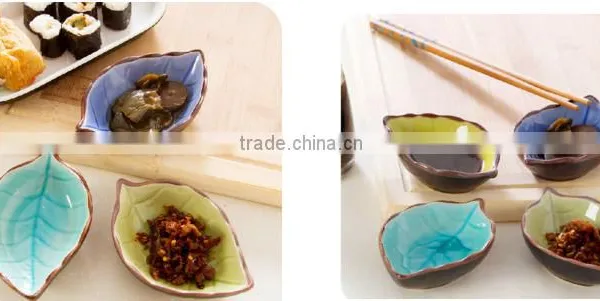 Leaves Small Ceramic Dishes BBX018 photo-3