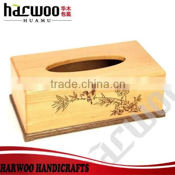 Light Wood Cheap Simply Tissue Box photo-4