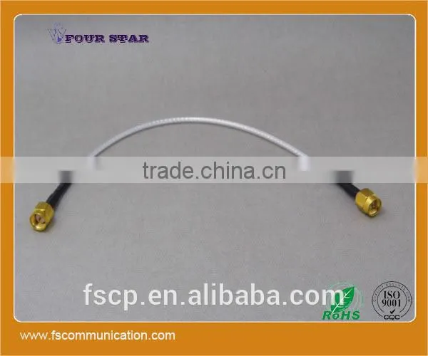 RG316 Cable Assembly With SMA Male Crimp Connectors On Both Ends photo-2
