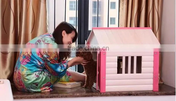 Dog Accessories Luxury Wooden Dog House photo-5