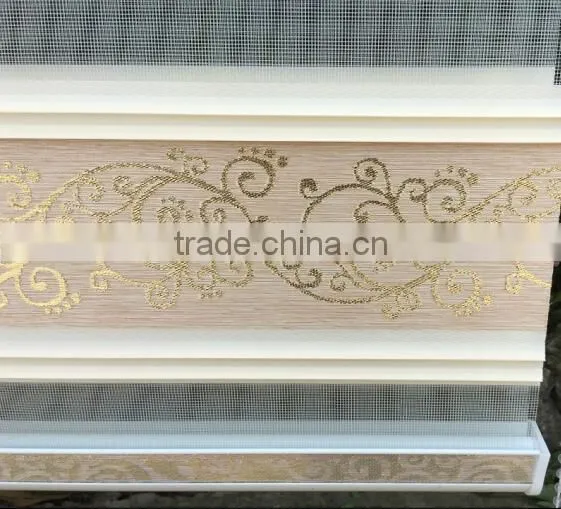DISCOUNT HIGH-QUALITY JACQUARD ZEBRA BLINDS SHADE FABRIC photo-3