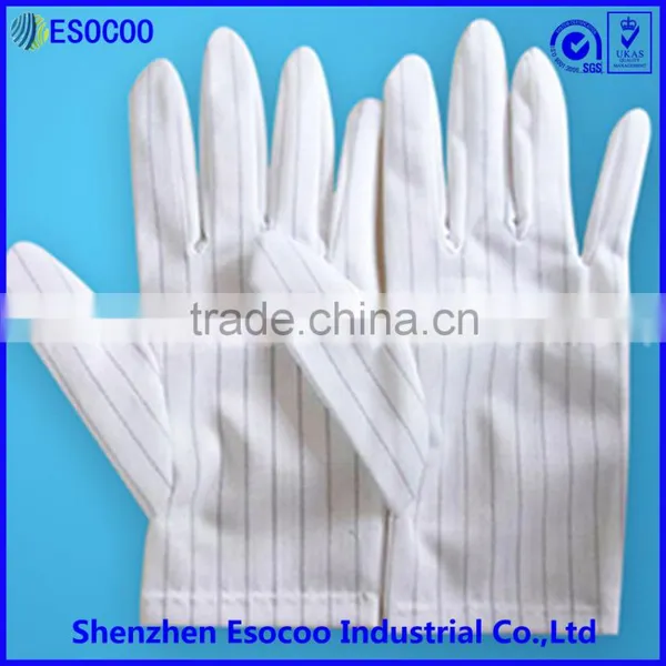 Cleanroom ESD Cloth Gloves