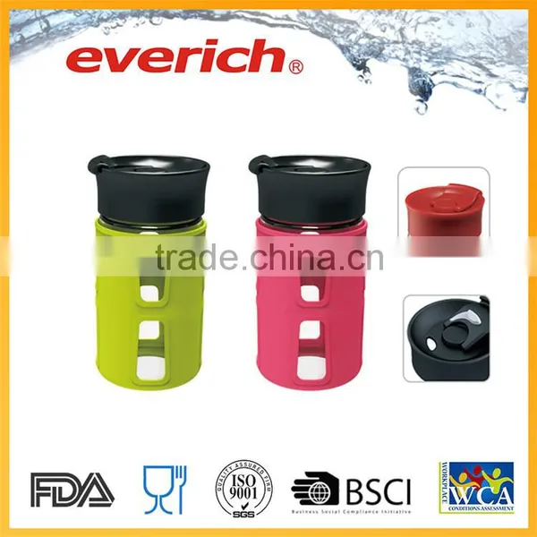 Silicone Sleeve High-grade Borosilicate Glass Bottle photo-2
