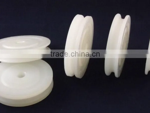 HDPE UPE PP POM PTFE Plastic Pulley Wheel photo-3